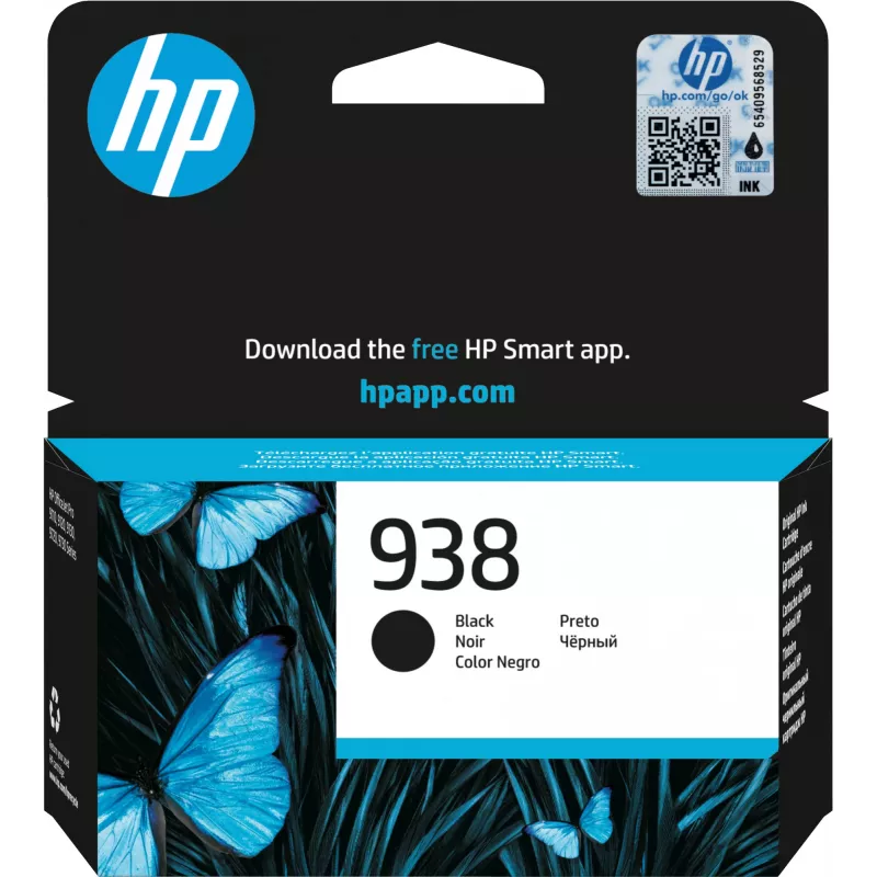 Cartridge HP Ink 4S6X8PE 938 Melns