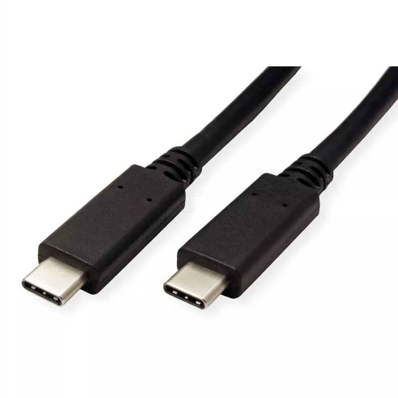 ROLINE USB3.2Gen2 kabelis PD 20V5A Type C-C ST/ST 0.5m - kabelis - Digitāls/Dati - 0,5 m (11.99.9057)