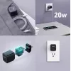 Sienas lādētājs Aukey PA-Y20S 20W USB-C Power Delivery, kompakts viena porta