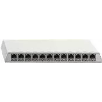 Patch Panel Rutenbeck PP-ClassEA iso-12 Ap 12x RJ-45 Pure balta