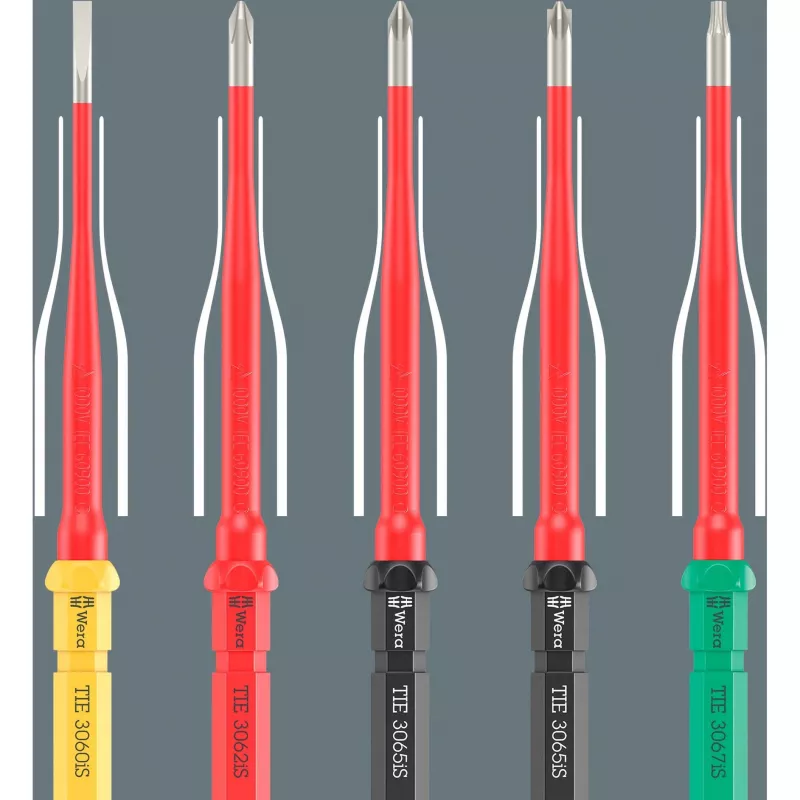 Wera Kraftform Kompakt VDE Stainless 17 īpaši plāns skrūvgriežu komplekts (05006631001)