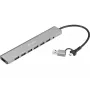 USB centrmezgls SANDBERG 136-66 — 7x USB 3.0 pieslēgvietas, ārējā barošana