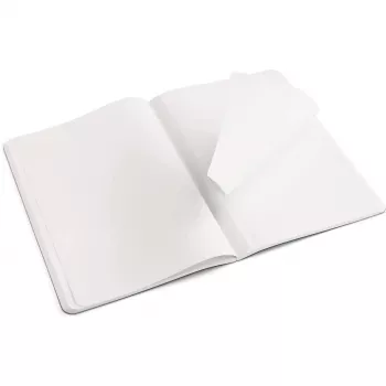 MIQUELRIUS Piezīmju grāmatiņa Akmens papīrs 14,2 x 20,5 tukša, melna cietais vāks 50 lpp. (A821990)