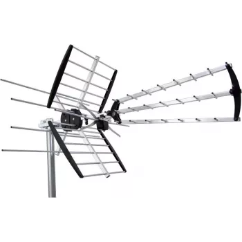 Āra televīzijas antena Maximum COMBO212 melna sudrabota metāla 2,5 kg