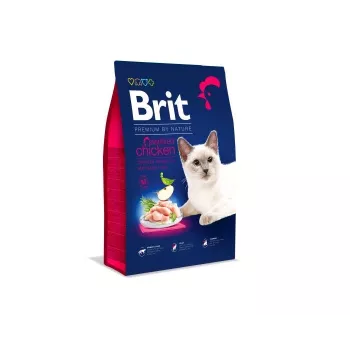 Sausā kaķu barība Brit Premium By Nature Sterilized Chicken, 1,5 kg, sterilizētiem pieaugušiem kaķiem, 33% olbaltumvielu, 14% tauku