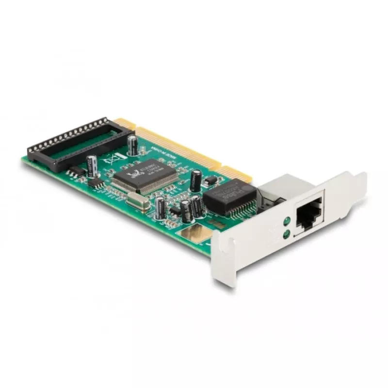 DeLOCK PCI karte uz 1 x RJ45 Gigabit LAN, ar pilna augstuma un zema profila kronšteinu