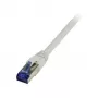 komutācijas kabelis RJ45 - CAT6A 500Mhz - 5m - gray - S-STP(S/FTP) - TPE/LSZH(Superflex) - AWG26 - Synergy 2