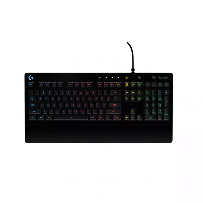 Spēļu tastatūra Logitech G G213 Prodigy RGB LED pilna izmēra, vadu