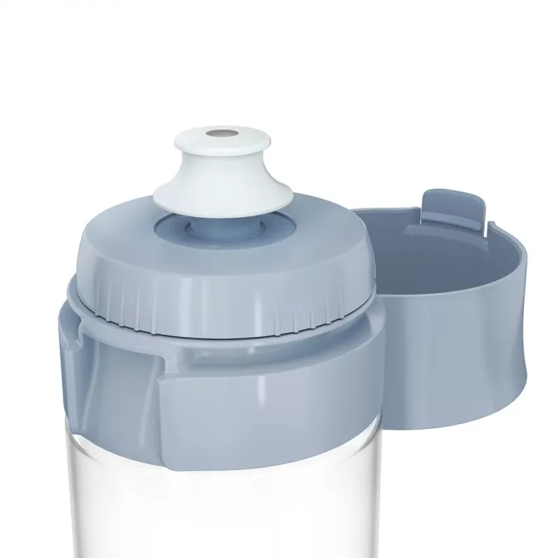 Filtrēšanas pudele BRITA Vital Pastel Blue 600 ml ar 2 MicroDisc filtriem, bez BPA, mazgājama trauku mašīnā