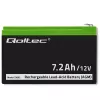 Qoltec 53062 AGM akumulators | 12V | 7,2 Ah | maks. 108A