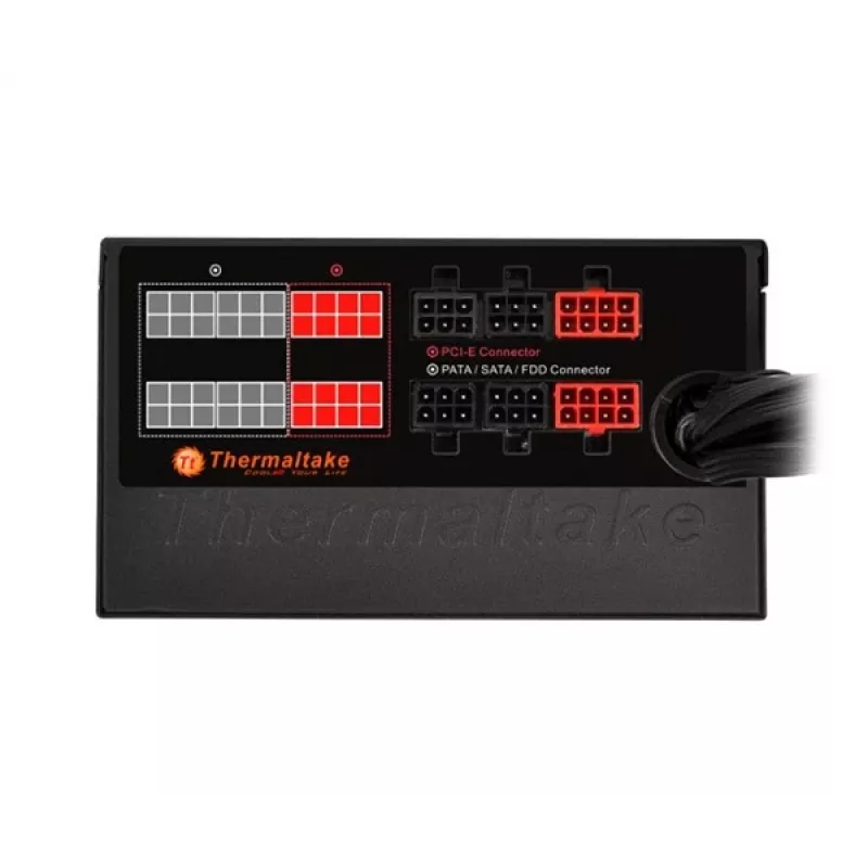 Thermaltake SMART SE 630W - barošanas bloks (iekšējais) - ATX12V 2.3/ EPS12V 2.92 - CA 230 V - 630 vati - PFC aktīvais - Eiropas Savienība - Melns