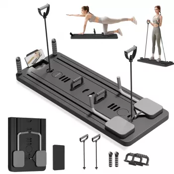 Extralink Pilates dēļa reformers vingrinājumiem abs un atspiešanās