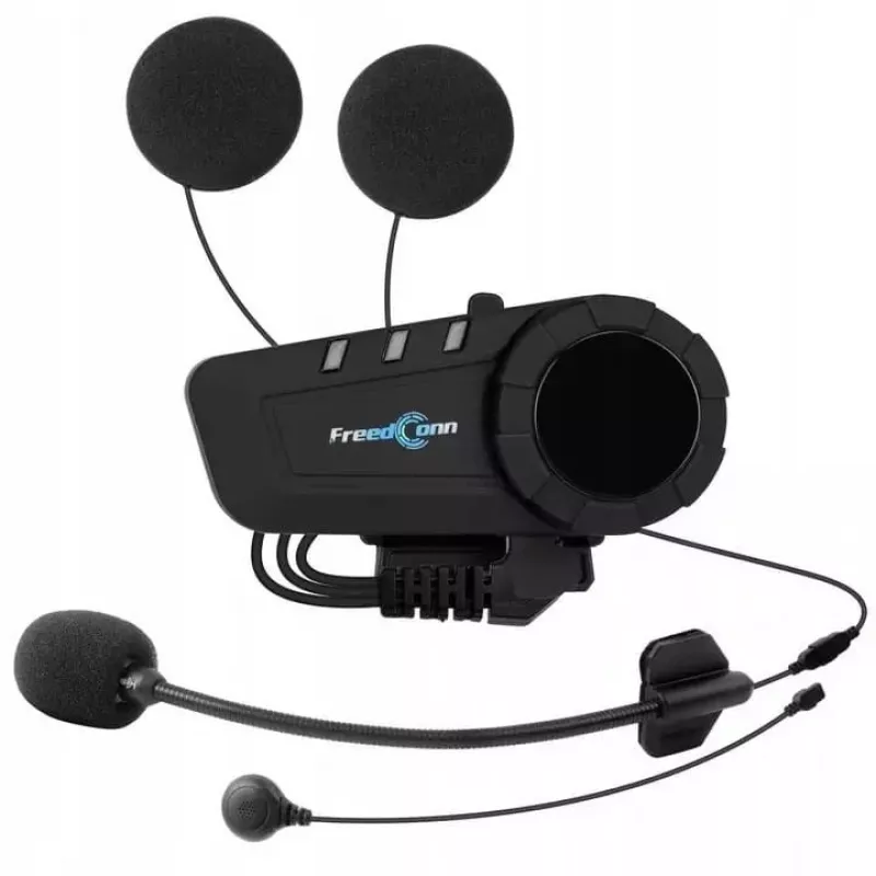 FREEDCONN KY-PRO SINGLE motociklu domofons, melns