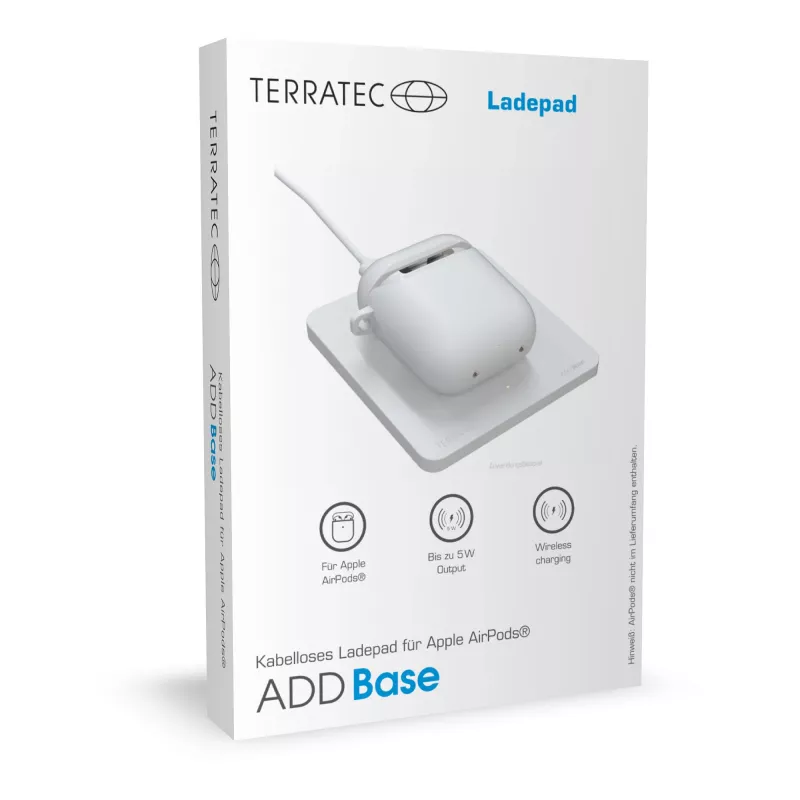 Headset Terratec ADD Base balta USB Wireless Charging Indoor
