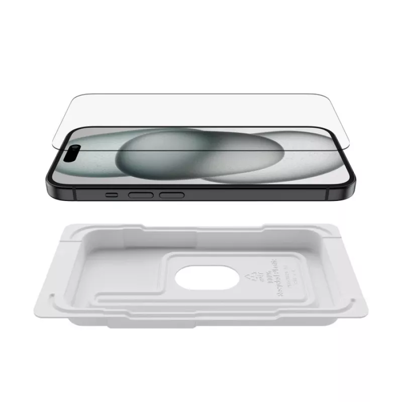 Screen Protector Belkin ScreenForce iPhone 16 Impact Scratch Resistant