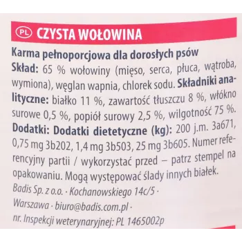 ANIMONDA GranCarno Adult Single Protein Beef - mitrā suņu barība - 800g