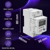 Elektrības skaitītājs QOLTEC vienfāzes DIN-iežugam 230V (MPN 50979)