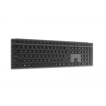 Bezvadu vairāku ierīču tastatūra Lenovo 700, ASV angļu izkārtojums, Bluetooth, Luna pelēka
