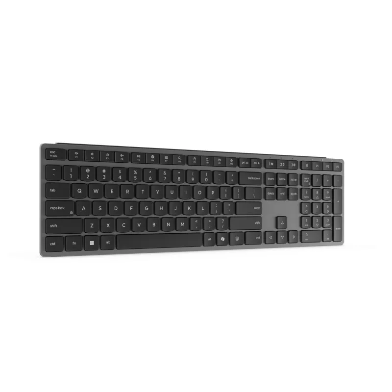 Bezvadu vairāku ierīču tastatūra Lenovo 700, ASV angļu izkārtojums, Bluetooth, Luna pelēka