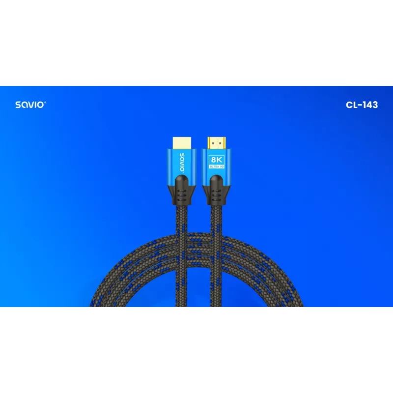 HDMI kabelis Savio CL-143 3m