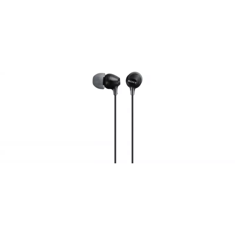 Sony MDR-EX15AP, vadu, 8 - 22000 Hz, zvani/mūzika, 3 g, austiņas, melna