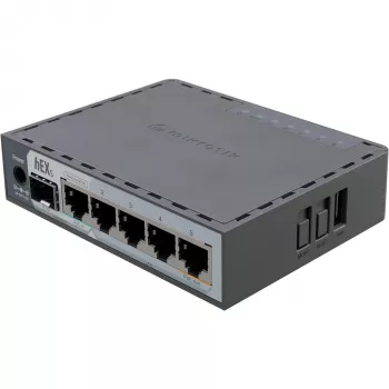 Mikrotik E60IUGS vadu maršrutētājs Gigabit Ethernet melns