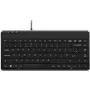 Perixx PERIBOARD-409 P, DE, Mini PS/2 tastatūra, 2 centrmezgli, melna (PERIBOARD-409 P)