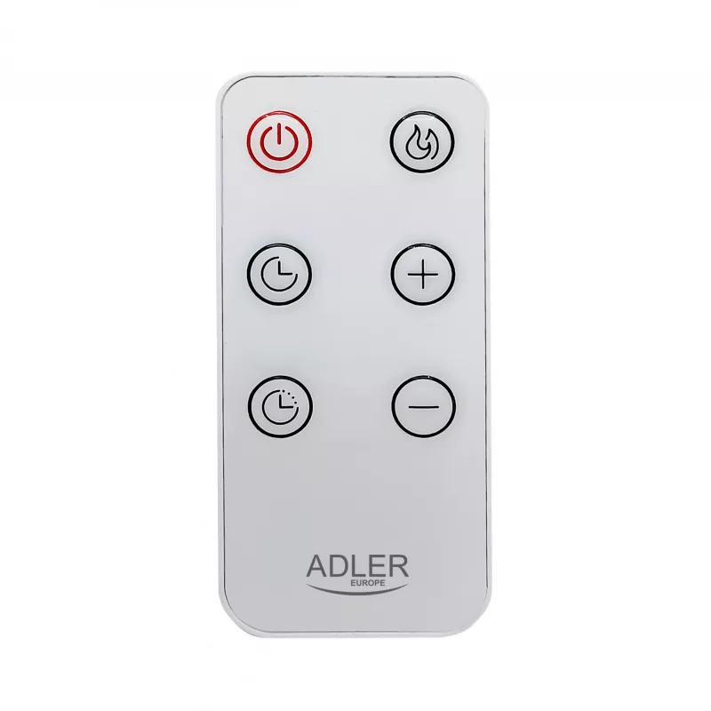 Konvekcijas sildītājs Adler AD 7752 LCD ar tālvadības pulti, balts