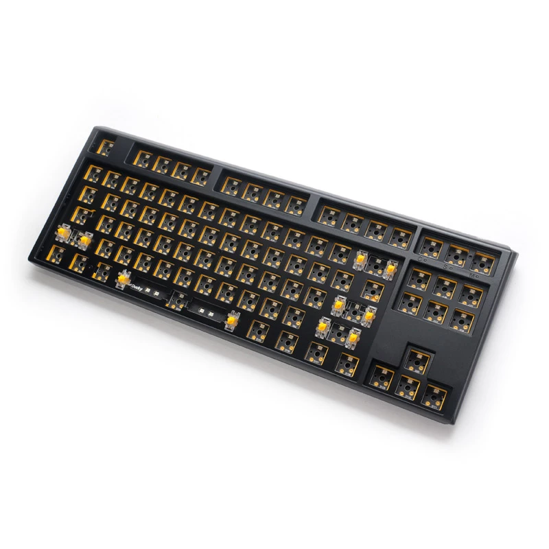 Ducky One 3 Hot-Swap Barebone TKL tastatūra spēlēm USB ASV angļu valodā melna