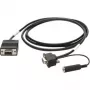 Motorola 25-13227-03R seriālais kabelis melns 1,83 m DB9