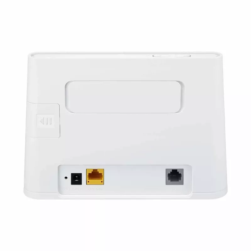 Bezvadu galda maršrutētājs HUAWEI B311-221 Vienas joslas 2.4 GHz Wi‑Fi 4 (802.11n), Gigabit Ethernet, 4G LTE, SIM slots, RJ-11, 12V 1A, balts