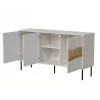 Kumode Cama Meble INSERTO 3D 143,5×40×80 cm — kašmira apdare ar LED