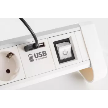 Power Extension S/CONN 60317-W 1.5m 4 AC Outlets balta