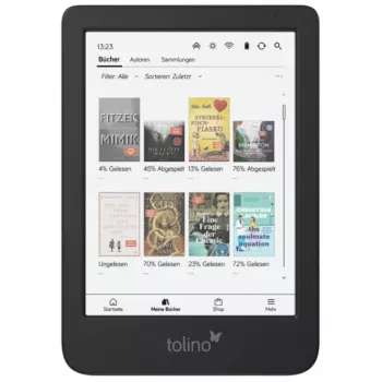 Tolino shine color e-grāmatu lasītājs ar skārienekrānu 16 GB Wi-Fi Melns