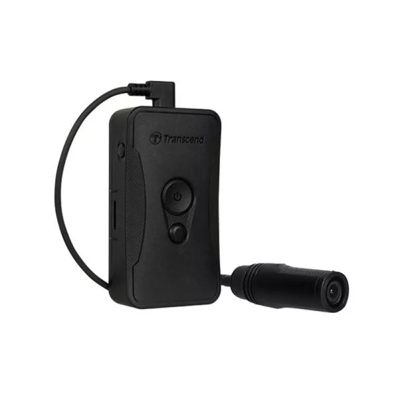 Ķermeņa kamera Transcend DrivePro Body 60 Full HD Wi-Fi Baterija Melna