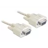 Seriālais kabelis DeLOCK 84250 Pelēks 5m Sub-D9