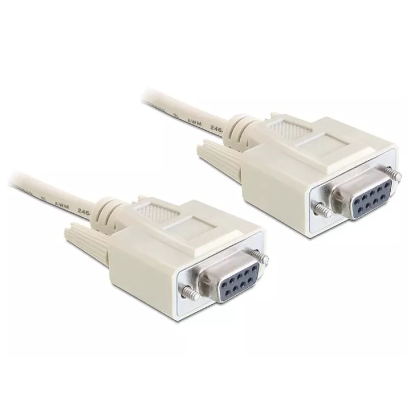 Seriālais kabelis DeLOCK 84250 Pelēks 5m Sub-D9