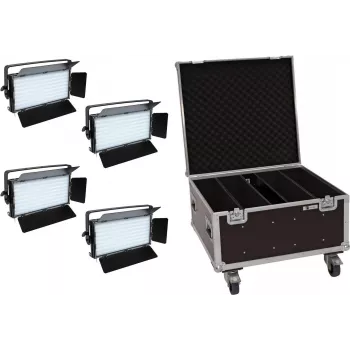 LED paneļu komplekts EUROLITE PLL-480 QCL 4x ar transportēšanas somu