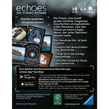 echoes Die Titanic Affair, ģimenes spēle