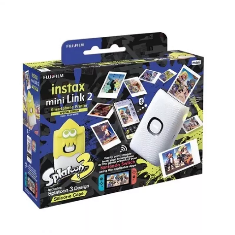 Printeris, Fujifilm, Instax Mini Link 2 Special Edition Nintendo, termiskais, Clay balta