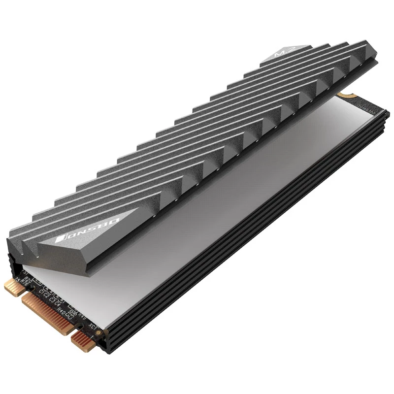 Dzesētājs/Radiators Jonsbo M.2-3 pelēka Melns Pelēks 24.4mm 73mm 9.6mm