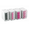 EFB Elektronik priekšējais panelis 6x SC-D, LC-Quad ar 2,8 mm skrūvju caurumiem