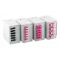 EFB Elektronik priekšējais panelis 6x SC-D, LC-Quad ar 2,8 mm skrūvju caurumiem