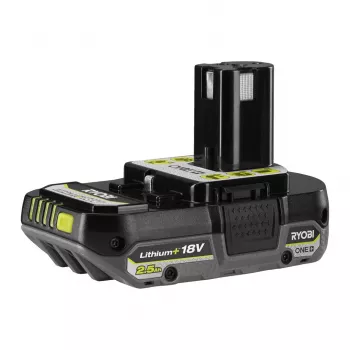 Ryobi RB18L25, akumulators, Litija jonu (Li-Ion), 2.5 Ah, 18 V, melns, zaļš, 1 gab.