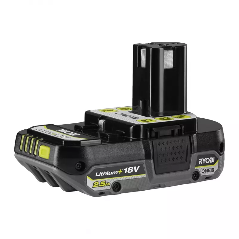 Ryobi RB18L25, akumulators, Litija jonu (Li-Ion), 2.5 Ah, 18 V, melns, zaļš, 1 gab.