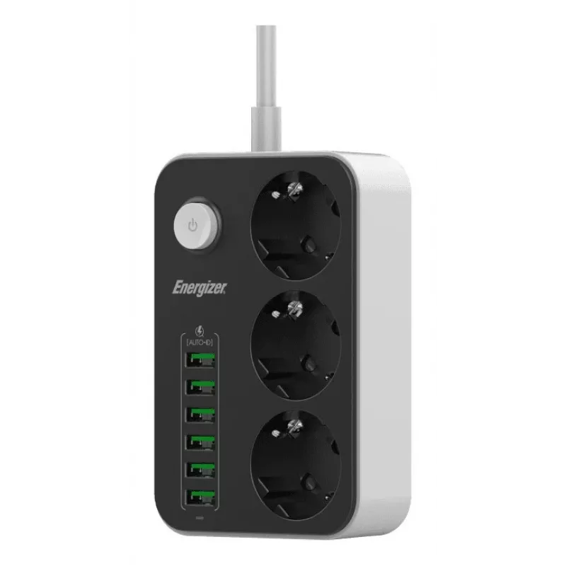 Pārnēsājams ārējais akumulators Energizer EPB2500W01EU 2500 mAh USB izeja kompakts lādētājs
