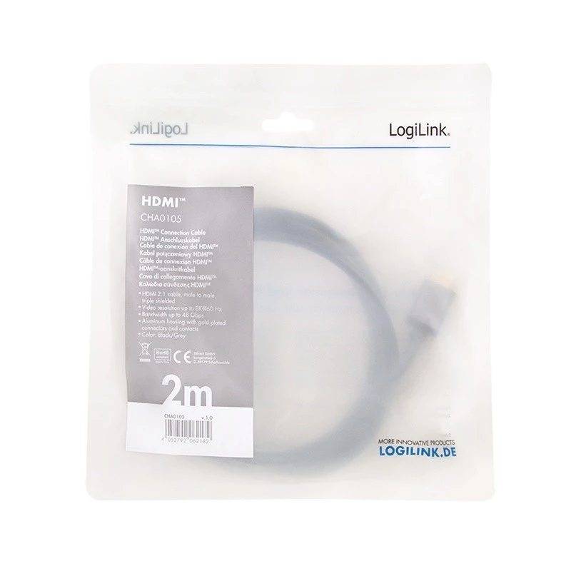 HDMI kabelis LogiLink CHA0105 2m