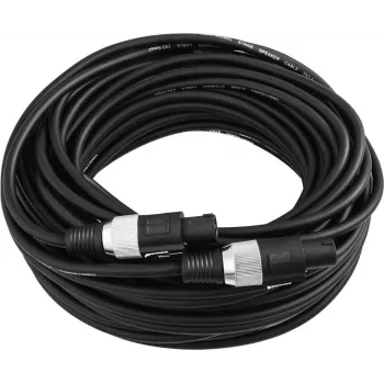Skaļruņa kabelis Omnitronic 3022130P, 2×2,5 mm², 20 m, melns