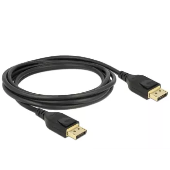 DisplayPort kabelis DeLOCK 85661 3 m Melns