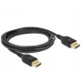 DisplayPort kabelis DeLOCK 85661 3 m Melns